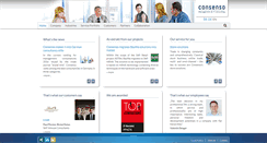 Desktop Screenshot of consenso-consulting.de