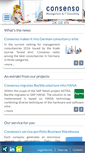 Mobile Screenshot of consenso-consulting.de